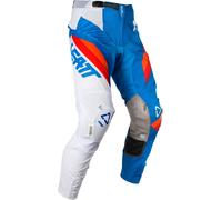 Leatt GPX 3.5 Pantalones Junior, blanco-azul, tamaño M
