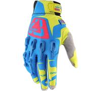 Leatt GPX 4.5 Lite Guantes de motocross, azul/amarillo/rojo, Talla XS