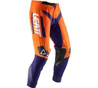 Leatt GPX 4.5 Pantalones de Motocross, azul-naranja, tamaño S para Hombres