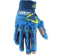 Leatt GPX 5.5 Windblock Guantes, Azul/Amarillo, Talla XS