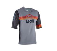 Leatt Jersey MTB Enduro 3.0 Camiseta Deportiva técnica, Gris, M para Hombre