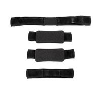 Leatt Kit de cintas para rodilleras X-Frame - Juego de repuesto Unisex Negro Talla S