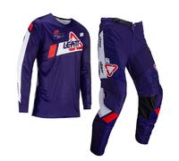 Leatt Kit Combo 2024 Pantalón Camiseta MX Enduro 3.5 Royal Azul