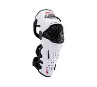 Leatt Dual Axis Pro, protectores de rodilla S/M male Blanco/Negro