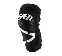 LEATT KNEE GUARD 3DF 5.0 ZIP WHT/BLK #XXL - 5019400522