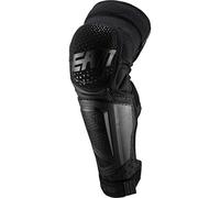 Leatt 3DF Hybrid EXT Motocross Rodilla/Espinillera, negro, tamaño S M para Hombres
