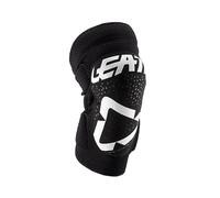 Leatt La 3DF 5.0 ZIP es una rodillera suave y ventilada con cremallera y es adecuada para la práctica de la bicicleta de montaña, rodilleras unisex adulto, blanco/negro, L/XL