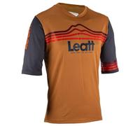 Leatt Maillot MTB Enduro 3.0-L Peanut Camiseta técnica Deportiva, Marrón Cacahuete, Large Unisex Adulto
