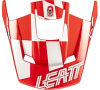 Leatt Moto 3.5 Checkered Pico Casco, rojo