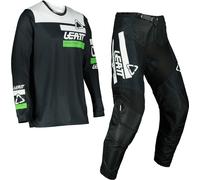 Leatt Moto 3.5 Ride Jersey y pantalón de motocross, negro, tamaño XS para Hombres