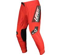 Leatt Moto 4.5 Color Pantalones de motocross, rojo, tamaño M para Hombres