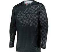 Leatt Moto 4.5 Lite Brushed Maillot de Motocross, negro/gris, Talla M