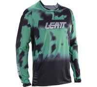 Leatt Moto 4.5 Lite V26 Maillot de motocross, negro/turquesa, Talla XL