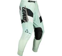 Leatt Moto 4.5 Patch Pantalones de Motocross, blanco-verde, tamaño L para Hombres
