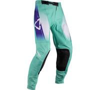 Leatt Moto 4.5 V26 Pantalones de motocross, verde-lila, tamaño M para Hombres