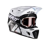 LEATT Moto Helmet Kit 9.5 - V26 | Carbon/white | S 55-56cm - 1026000101