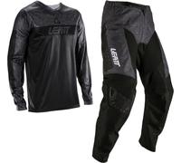 Leatt Moto Ride Kit 3.5 V26 Conjunto de camiseta y pantalones de motocross, negro/antracita, Talla XS