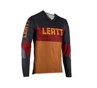 Leatt MTB Gravity 4.0 Camiseta Deportiva técnica, Suede, S para Hombre