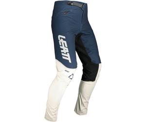 Leatt MTB Gravity 4.0 Pantalones de bicicleta para niños, blanco-azul, tamaño L