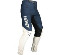 Leatt MTB Gravity 4.0 Pantalones de bicicleta para niños, blanco-azul, tamaño M