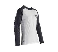 LEATT MTB Jersey Gravity 2.0 breathable and stretch- Man White M - 5024120402