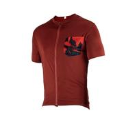 Leatt MTB Trail 3.0 Jersey Camiseta Deportiva técnica, marrón, Small para Hombre