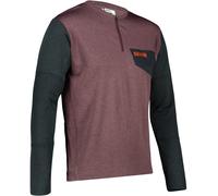 Leatt MTB Trail 4.0 Maillot de bicicleta, Rojo oscuro, Talla M