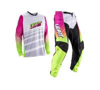 Leatt Pant Moto 3.5 Kit, Unisex niños, Retro Pink V26, XXS