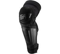 Leatt 3DF Hybrid EXT Motocross Rodilla/Espinillera, negro, tamaño 2XL para Hombres