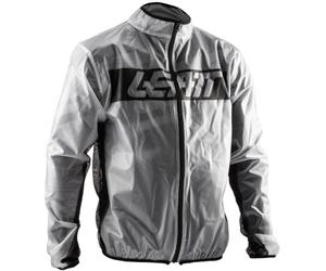 Leatt Race Cover Chaqueta de lluvia de Motocross, blanco, tamaño 5XL para Hombres