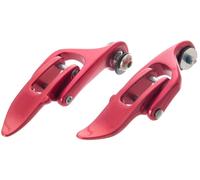 Leatt Racing Hebillas alu, rojo, Talla única
