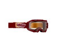 Leatt Schutzbrille Velocity 4.5 83 Vlt Ruby Clear X, Unisex, Rojo rubí, Talla única
