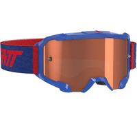 Leatt Velocity 4.5 Gafas de Motocross, Azul/Rojo, Talla única