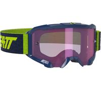 Leatt Velocity 4.5 Iriz Gafas de Motocross, Azul/Amarillo, Talla única