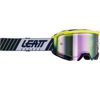Leatt Velocity 4.5 Iriz Stripes Gafas de motocross, negro/amarillo, Talla única