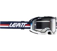 Leatt Velocity 4.5 Stripes 2024 Gafas de motocross, blanco-rojo-azul para Hombres