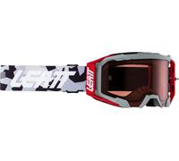 Leatt Velocity 5.5 Camo 2024 Gafas de motocross, gris/rojo, Talla única