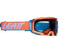 Leatt Velocity 5.5 Frame Gafas de motocross, Naranja/azul neón, Talla única