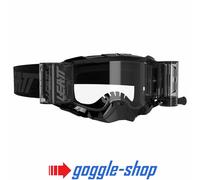 Leatt VELOCITY 5.5 Gafas Motocross MX Enduro - Negro/Roll-Offs