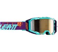 Leatt Velocity 5.5 Iriz Logo 2024 Gafas de motocross, azul-lila-naranja para Hombres