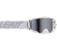 Leatt Velocity 6.5 2025 Cryztal Iriz Gafas de motocross, blanco/plata, Talla única