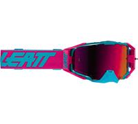 Leatt Velocity 6.5 2025 Cryztal Iriz Gafas de motocross, Turquesa/Rosa, Talla única