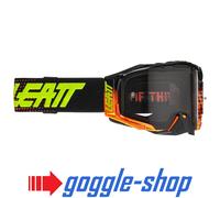 Leatt VELOCITY 6.5 Motocross MX Gafas - Naranja Neón / Gris Claro Lente