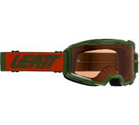Leatt Vizion 2.5 Gafas de motocross, verde/naranja, Talla única