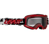 Leatt Vizion 2.5s Camo Junior Gafas de motocross, Negro/Blanco/Rojo, Talla única