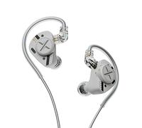 LEAUDIO ooopusX Op.24 Earphpne 2DD 4BA - Monitores intraurales con opciones de afinación ajustables, cable S de 0,78 2 pines, 3,5 mm sin micrófono