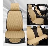 LEAUX Funda de Asiento para VW Golf 7 TDI Full Coche Protector de Asiento de Cuero PU Juego Completo Protector Impermeable para Asiento de Coche Cojines de Asiento de Coche extraíbles Ajustables