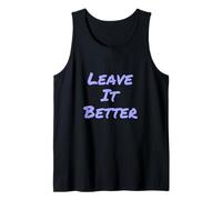 Leave It Better I Love Our Planet - Declaración de Eco Warrior Camiseta sin Mangas