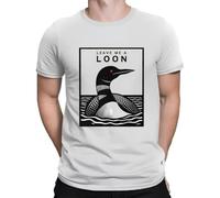 Leave Me A Loon Funny Common Loon T Shirt Bird Watcher Short Sleeved T-Shirt Men Women Funny tee Tops