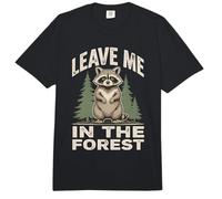 Leave Me In The Forest Raccoon Camping Senderismo Comfort Colors Adult Heavyweight T-Shirt